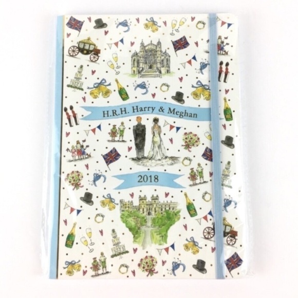 Royal Wedding Journal Prince Harry & Meghan
A5 Lined Undated Pages Notebook NWT - Picture 1 of 5